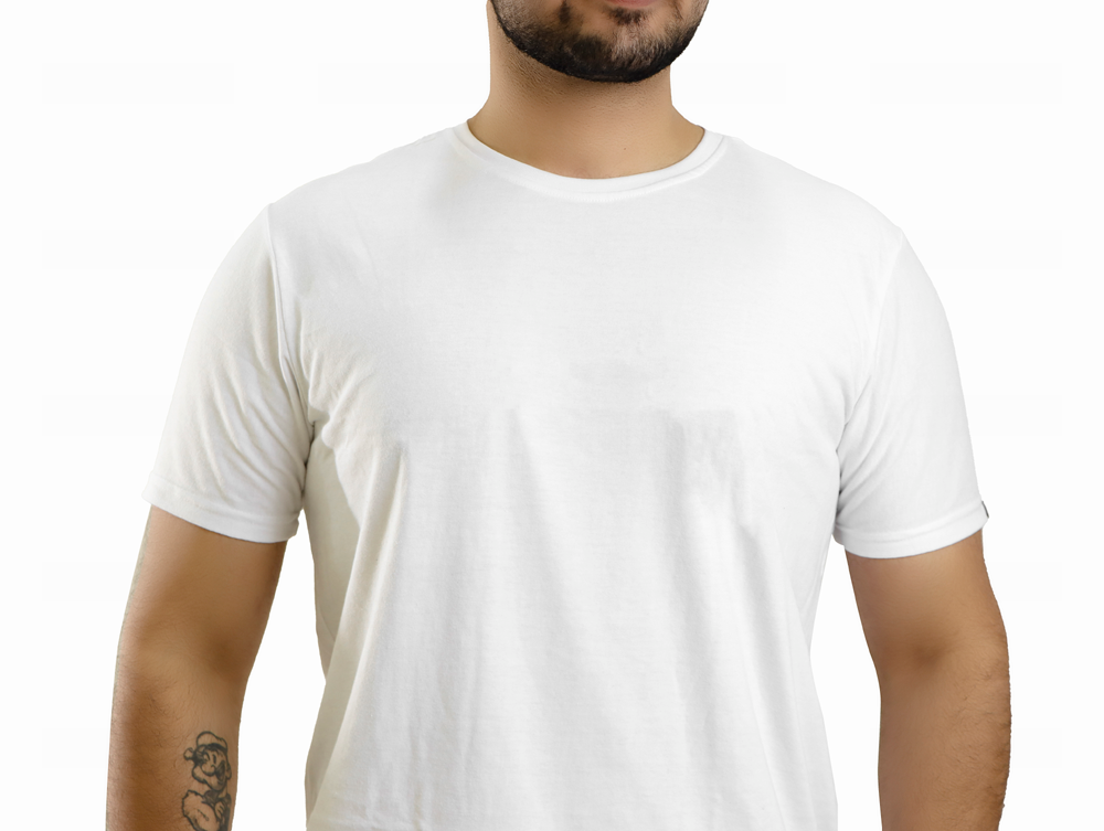 Plain Cotton Round neck Men T-Shirt