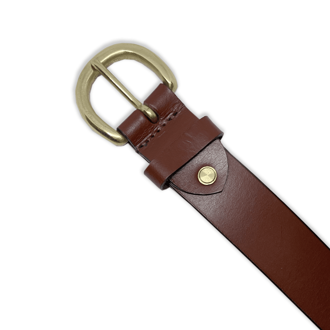 Bhokals Men Brown Formal Leather Belt