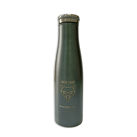 Master Cool Justice League printed Grey Steel water Bottle