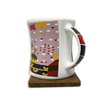 Bhokals Happy Birthday Pink Printed White Round  Coffee Mug