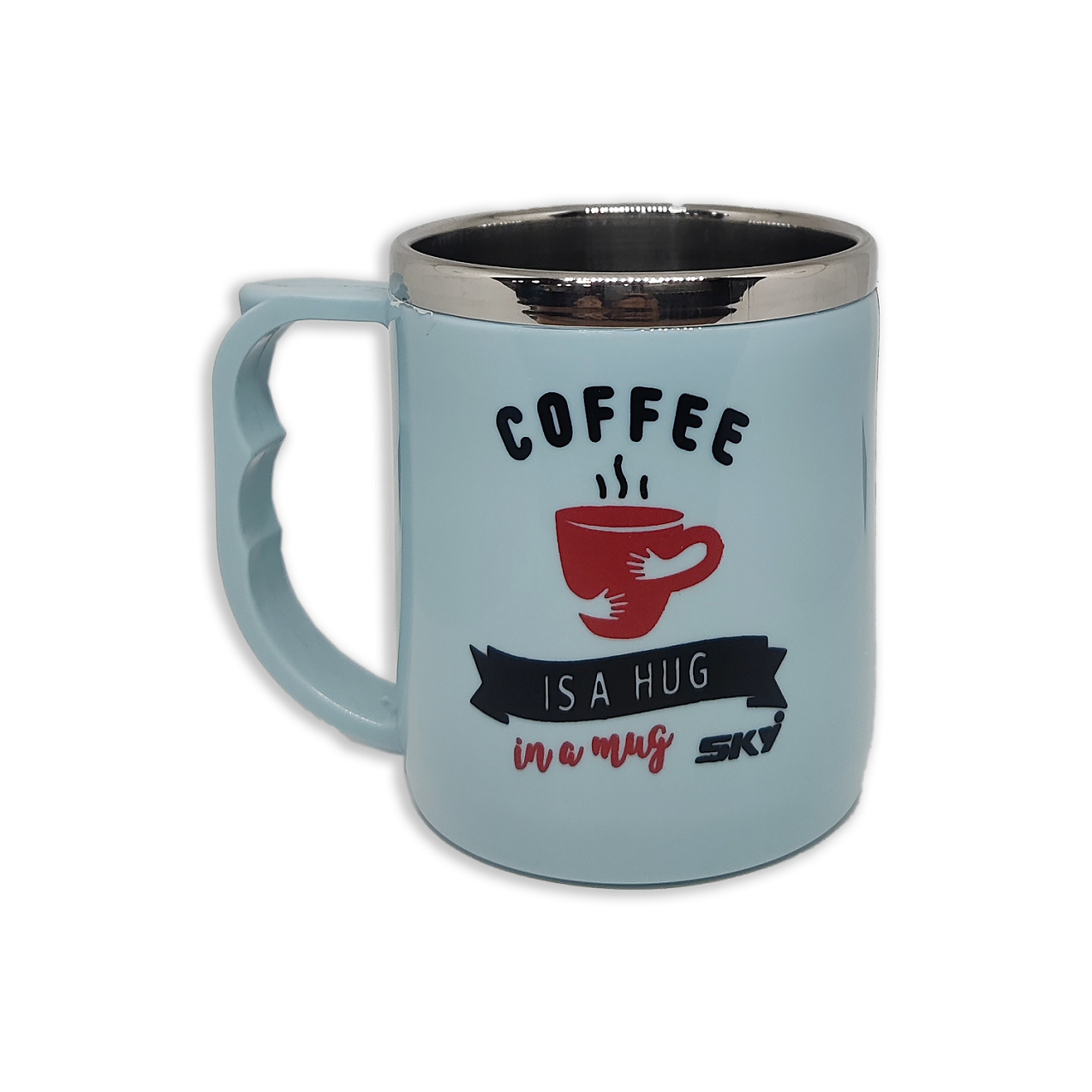 Jolly Steel Big Sky Blue Coffee Mug