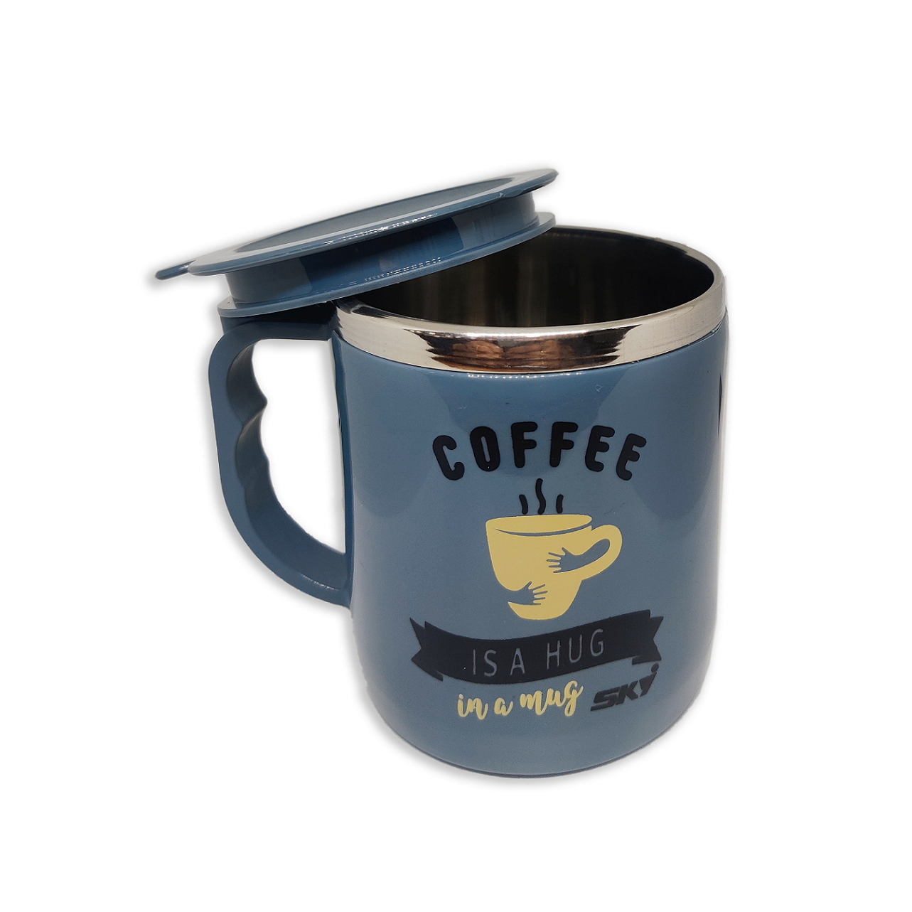 Jolly Steel Small Blue Coffee Mug