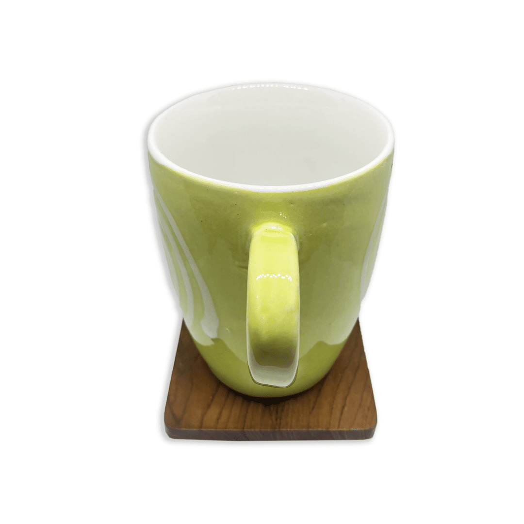 Bhokals Circle Printed Light Green Coffee Mug