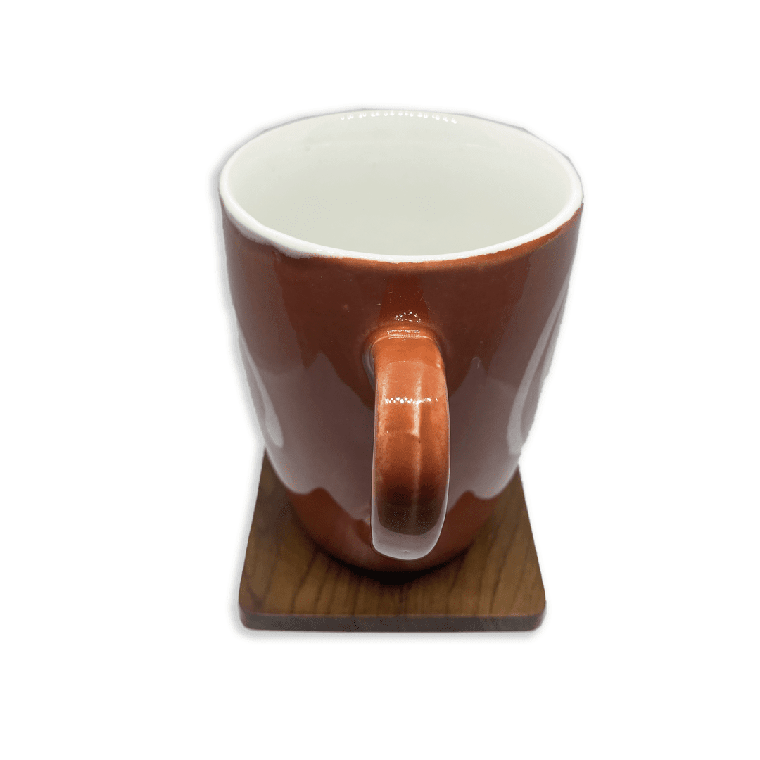 Bhokals Circle Printed Brown Coffee Mug