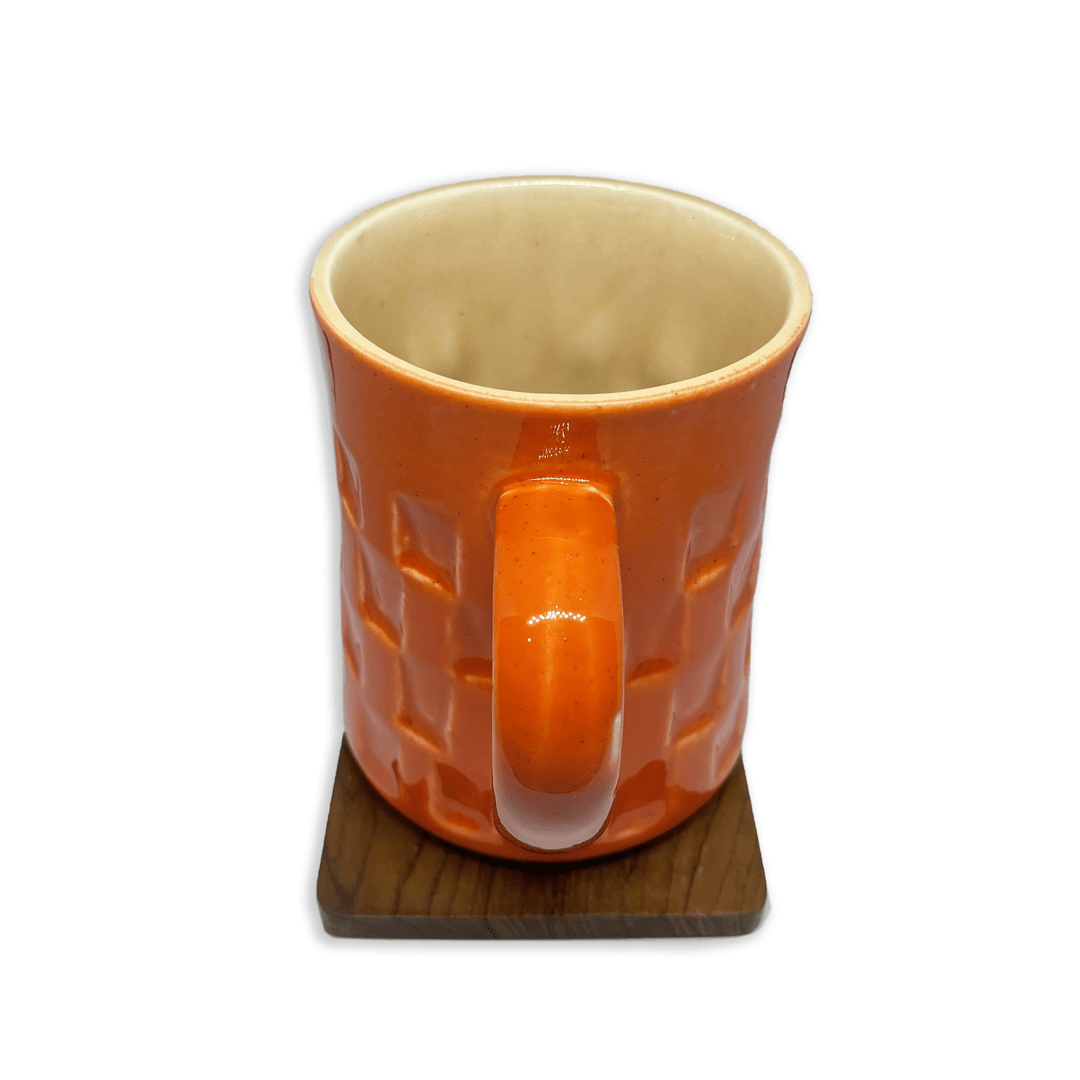 Bhokals Texture Pattern Orange Coffee Mug
