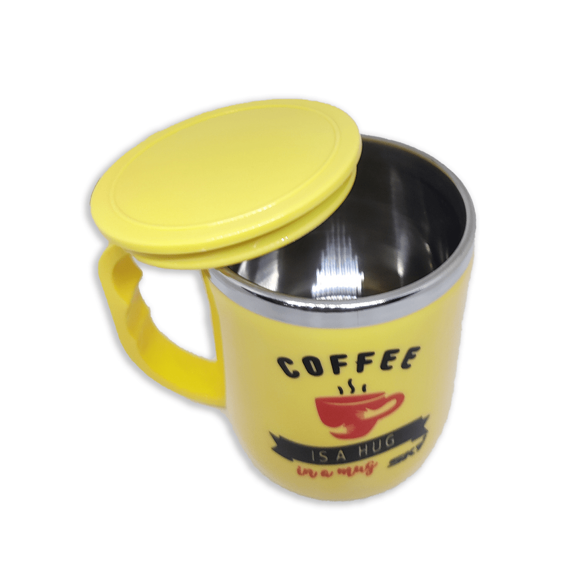 Jolly Steel Small Yellow Coffee Mug