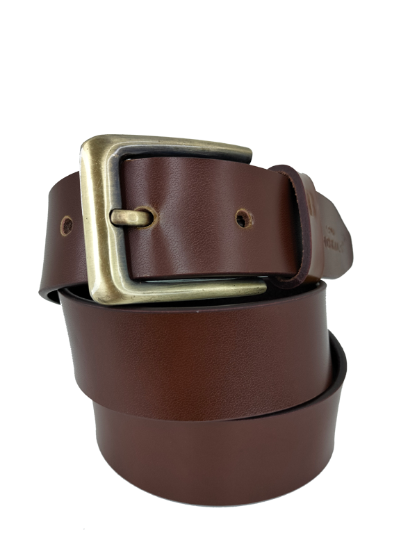 Bhokals Men Solid Brown Casual Leather Belt