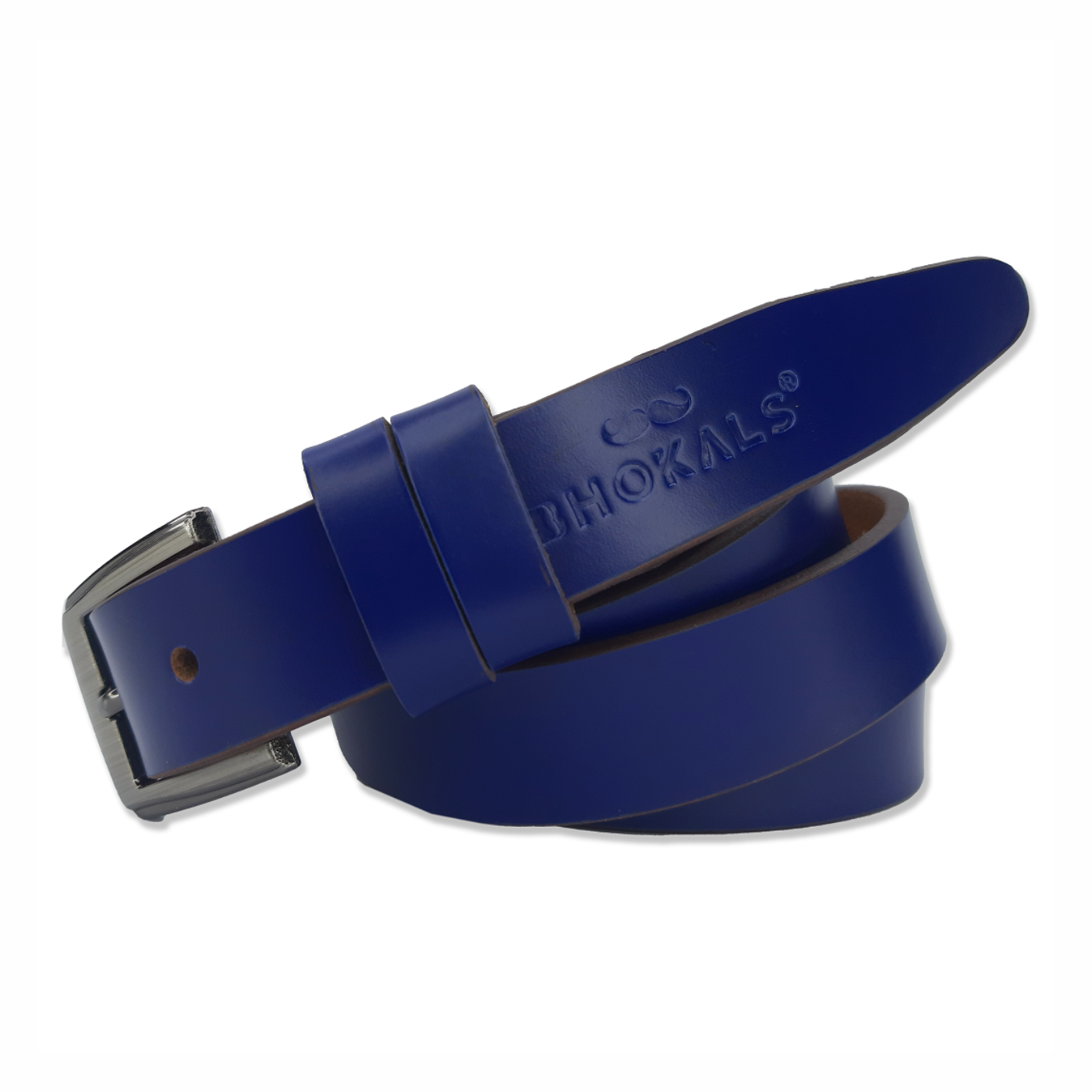 Bhokals Women Blue Leather Belt