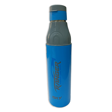 Sky Ranger Printed 1000ml Blue Stainless Steel Water Bottle