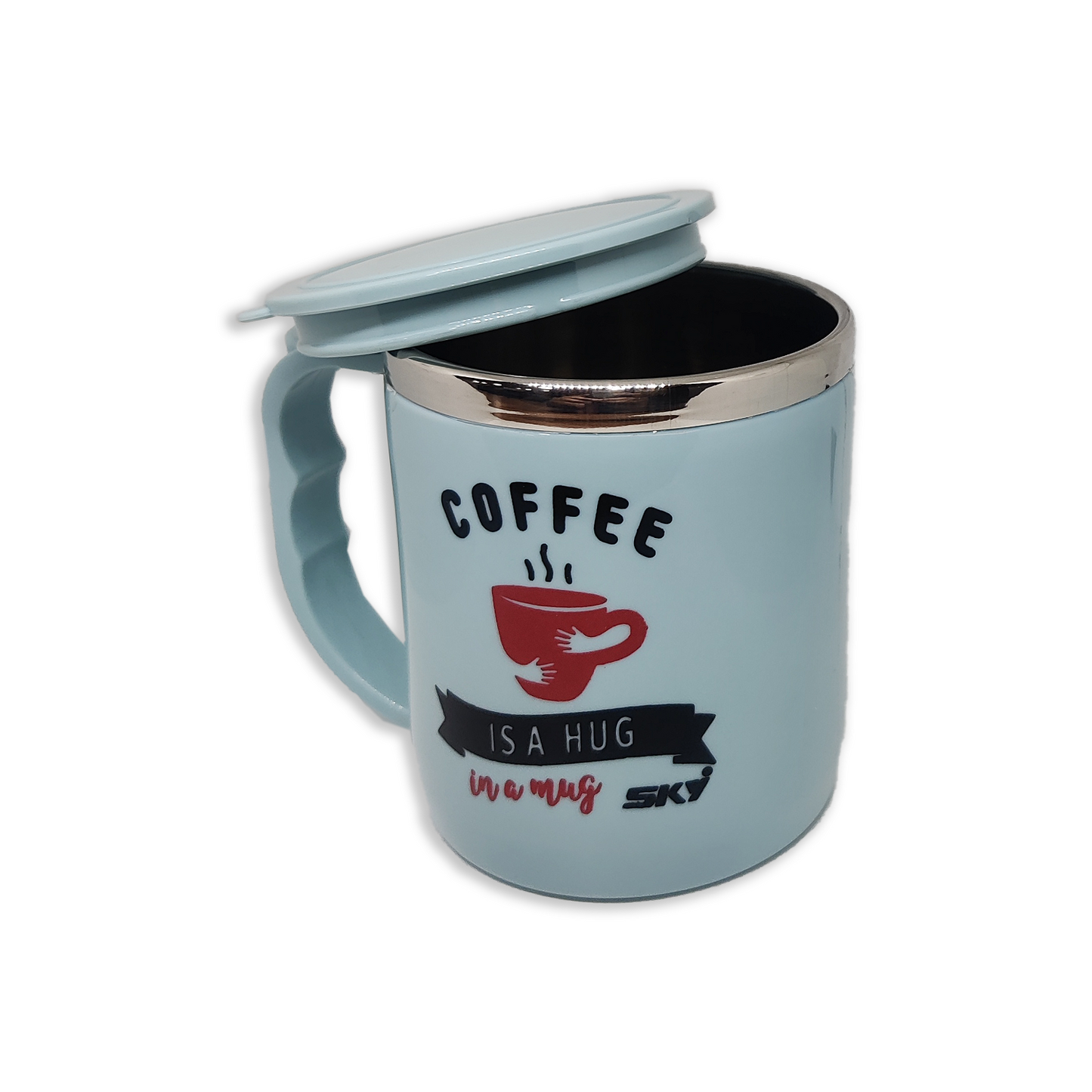 Jolly Steel Big Sky Blue Coffee Mug