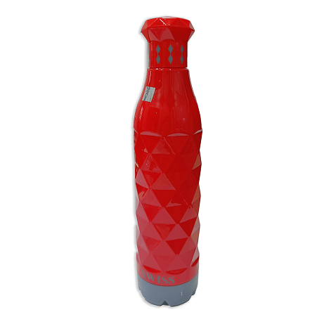 Swiss Printed Pu 750ml Red Water Bottle
