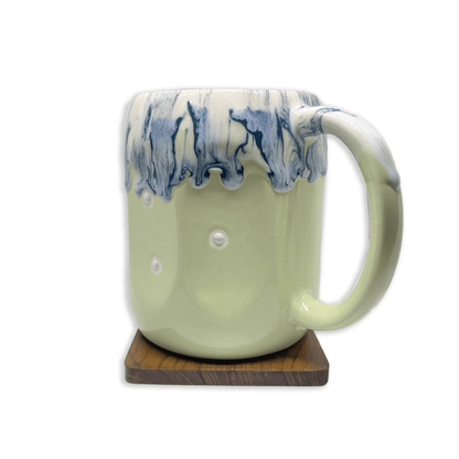 Bhokals Big Dots Print Green Coffee Mug