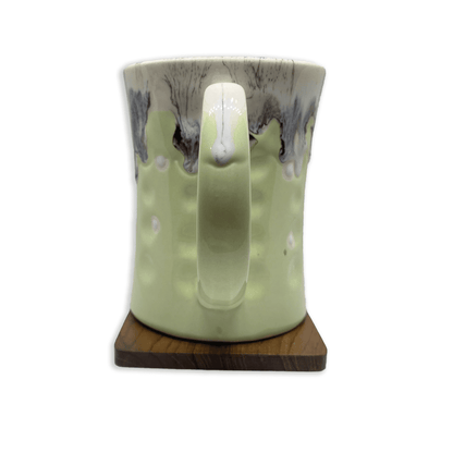 Bhokals Big Dots Light Green Round Coffee Mug