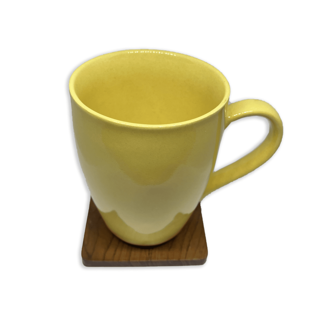 Bhokals Solid  Yellow Coffee Mug