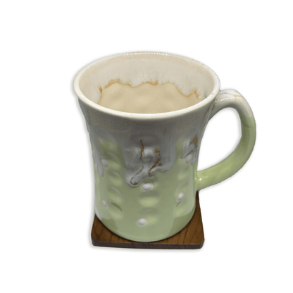 Bhokals Big Dots Green Round Coffee Mug