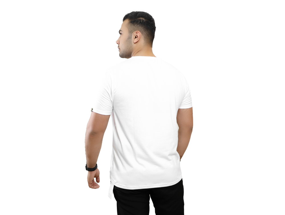 Out of The box Printed Round Neck  Cotton Men T-Shirt