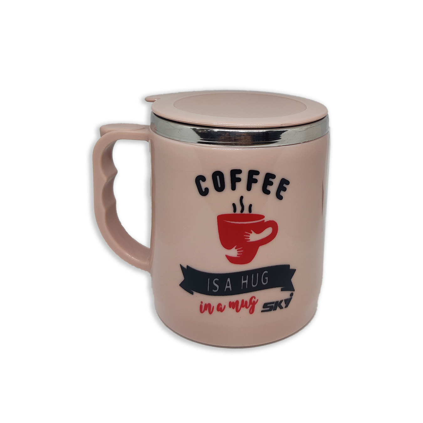 Jolly Steel Big Cream Coffee Mug
