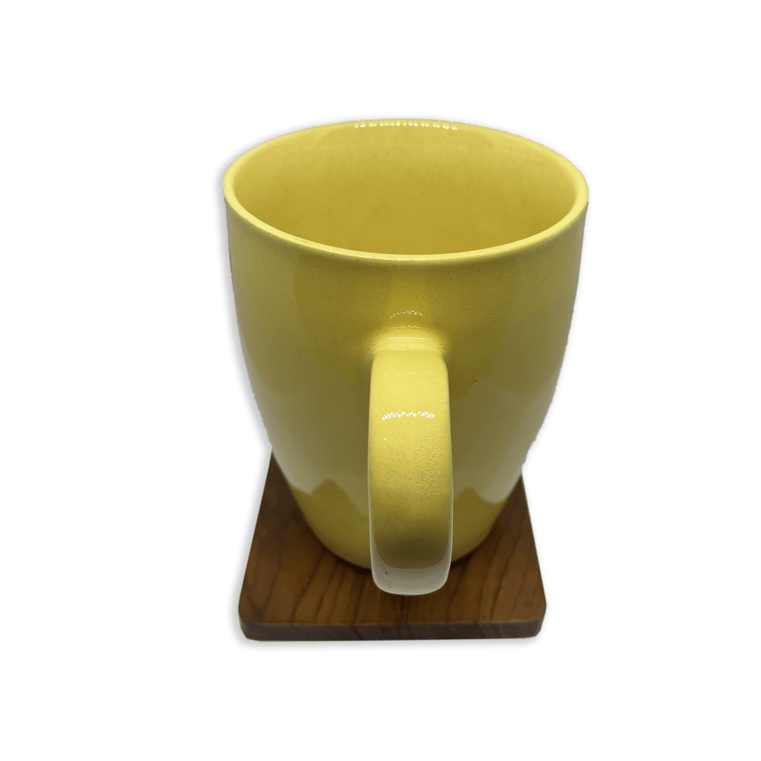 Bhokals Solid  Yellow Coffee Mug