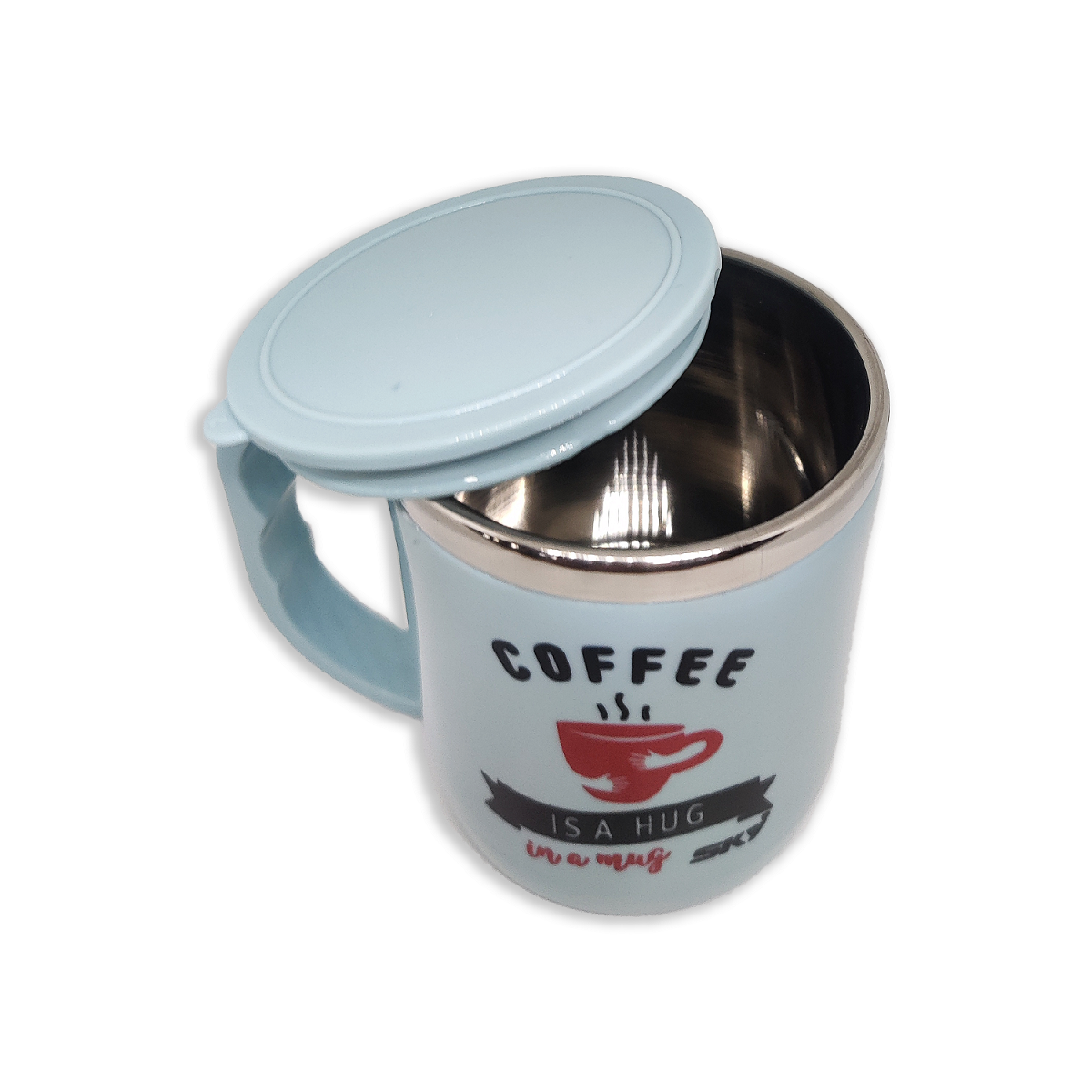 Jolly Steel Big Sky Blue Coffee Mug