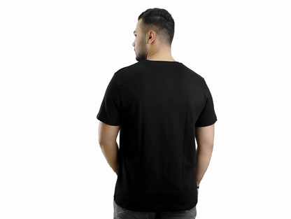 Bhokals Printed Round Neck Cotton Men T-Shirt