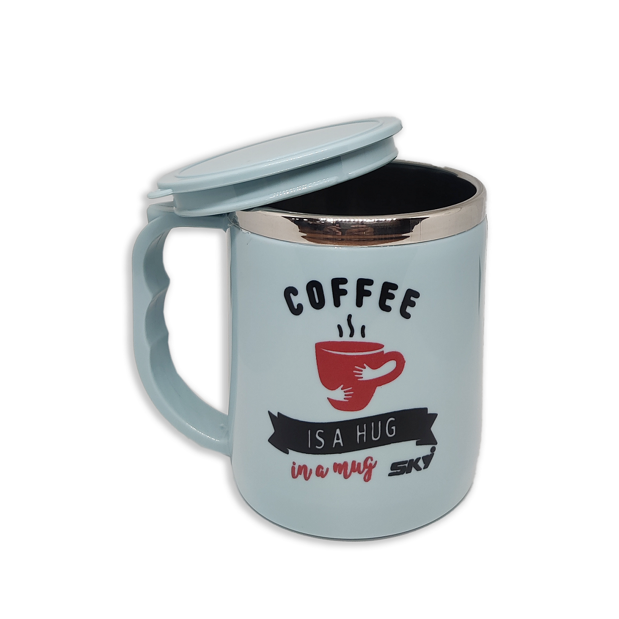 Jolly Steel Big Sky Blue Coffee Mug