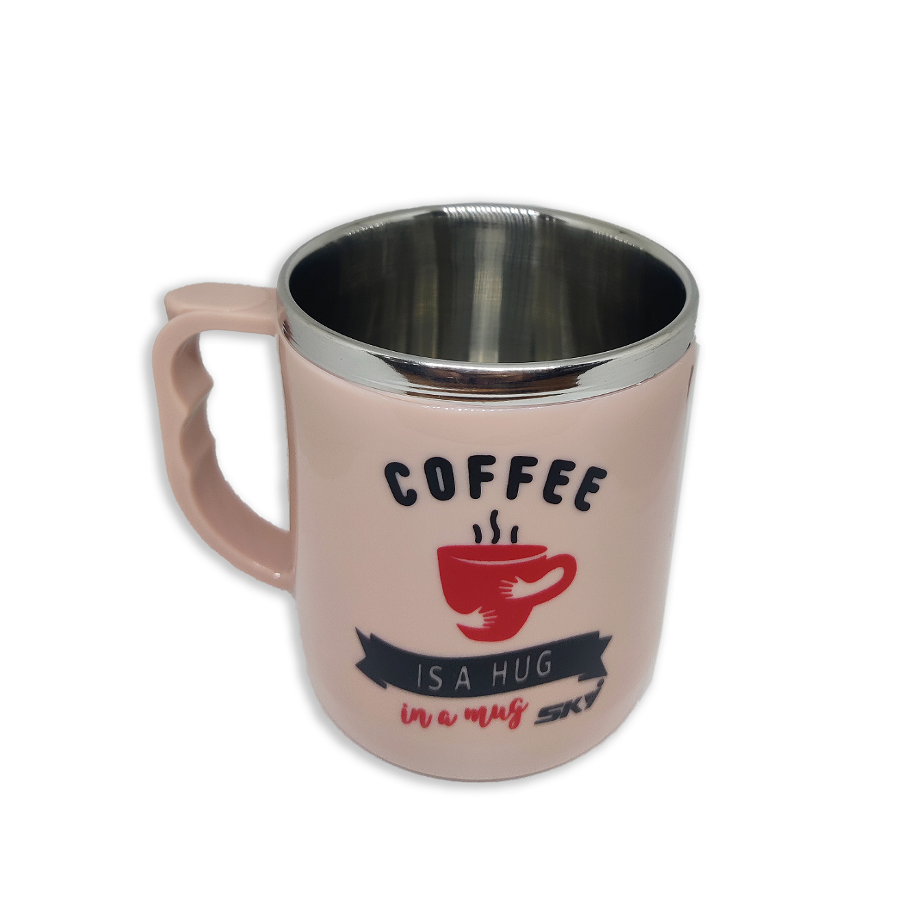Jolly Steel Big Cream Coffee Mug