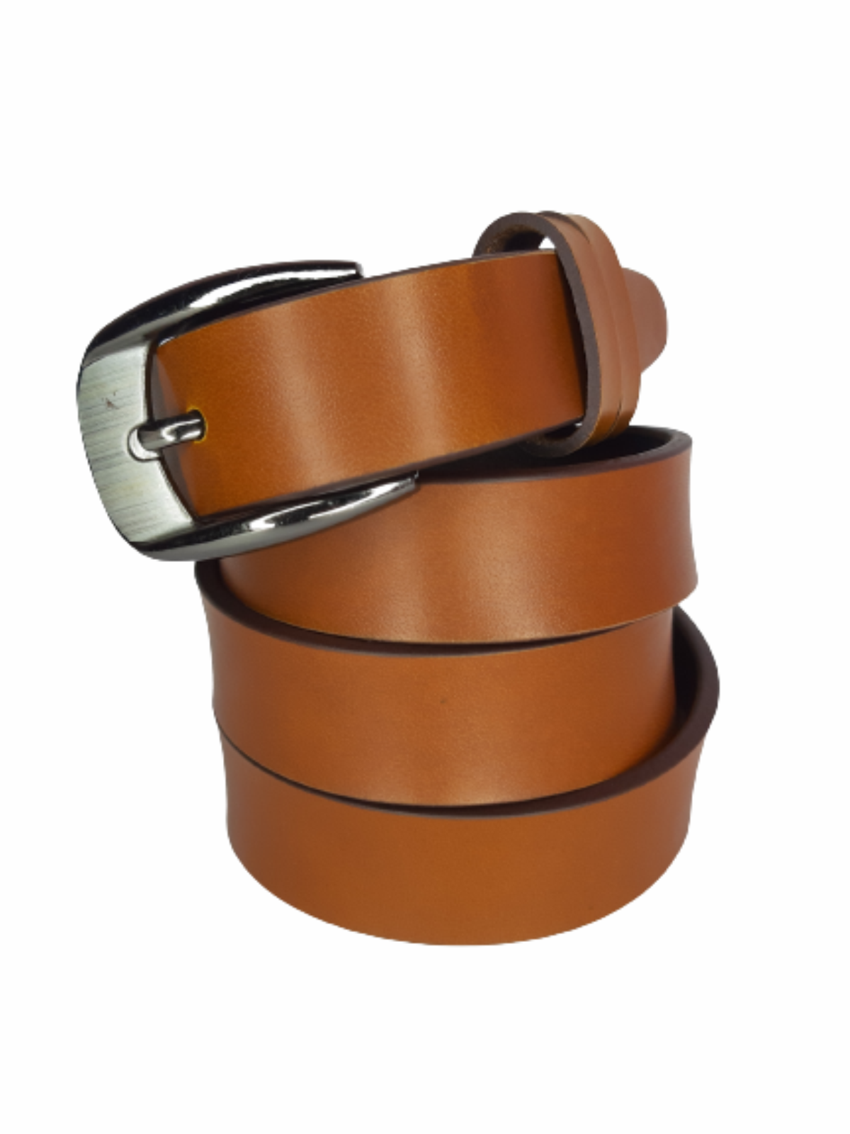 Bhokals Women Solid Tan Leather Belt