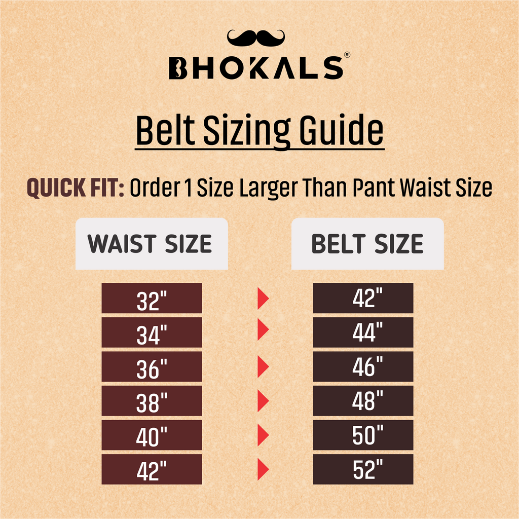 Bhokals Maharaja Men Silver Buckle Black Leather Belt