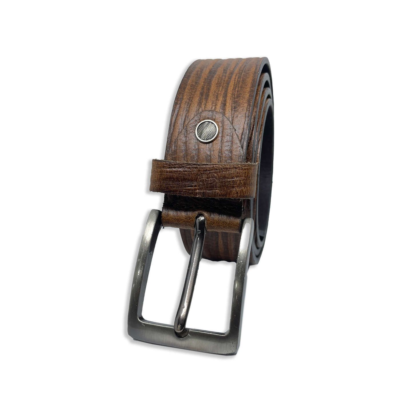 G.R Wood Brown Men Belt